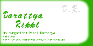 dorottya rippl business card